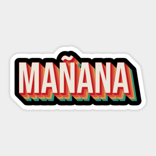 Manana Sticker